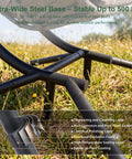 Steel base detail of Double Egg Swing Chair With Stand For Outdoor Patio Hand Made Rattan Wicker Two Hanging Egg Chairs