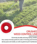 Beefy 0.095 Inch Trimmer Line, 250 Feet Red Weed Eater String for Milwaukee 2725-20 in use for lawn trimming
