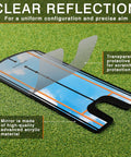 Putting Mirror Training Aid For Golfers With Alignment Lines To Improve Posture Eye Shoulder Alignment And Putting Accuracy
