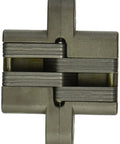 Heavy Duty Concealed Stainless Steel Door Hinges For 2 Inch Frames UL Fire Rated And Rust Resistant Satin Finish viewed from above.