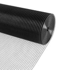 Black Vinyl Coated Wire Mesh Hardware Cloth One Half Inch Mesh 24 Inch Wide By 100 Foot Long Welded Wire Fence Netting Nineteen Gauge Roll