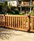 Sliding Gate Kit Heavy Duty Gate Hardware With Wheel For 1 To 2 Inch Thick Wooden Gates Anti Sag Fence System on wooden garden gate