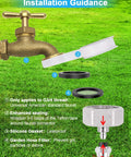 Installation steps for Outdoor Patio Misting Kit With 63 Feet Of Line, 21 Brass Nozzles, And Brass Adapter Three Quarter Inch Detachable Cooling System
