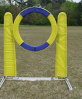 Pro Grade Durable Dog Agility Tire Jump With Non Rust Aluminum Frame For Smooth Quick Reset On Impact Outdoor Field Ready Training Gear
