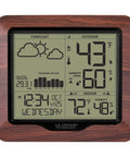 Backlit Wireless Forecast Weather Station With Pressure And Temp Trends Indoor Outdoor Temp Humidity 24 Hour Pressure History Temperature Alerts And Continuous Display
