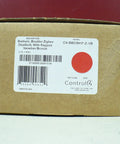 Top Notch Deadbolt Lock For Secure Entry Door Hardware Built Like A Tank With Smooth Throw Bolt And Classic Venetian Bronze Finish shown in a box.