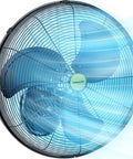 Beastly 20 Inch High Velocity Metal Industrial Oscillating Wall Fan With Three Speed Settings Up To 5300 CFM for large spaces