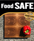Dope Wood Butter Finish 9 Oz Glass Jar Food Safe Solvent Free Non Toxic Easy Apply Top Coat on wooden board with pepper