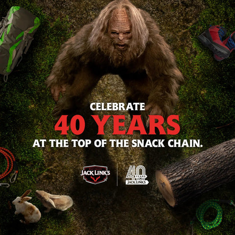 Original Beef Jerky Half Pounder Made With 100 Percent Real Beef Ready To Eat Protein Snack With 10g Per Serving In An 8 Oz Large Bag For Lunches And Outdoor Adventures, Jack Link's 40-year ad