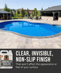 Kick Weather Off Your Slab With This Contractor Grade Concrete Sealer Concentrate Makes Five Gallons for pool deck protection.