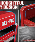 Mini Toolbox With Two Drawers And Top Storage In Durable Steel Smooth Glide Ball Bearing Slides Portable Tool Box Organizer