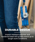Pocket Hole Jig 320 Compact And Durable For Tight Spaces Delivers Rock Solid Joints With Easy Adjustable Drill Guides For Cabinet, Furniture And Diy Projects Works With Materials One-Half Inch To One And A Half Inches Thick in use.