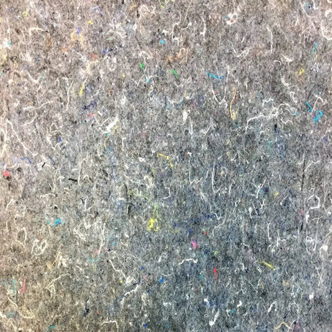 Close-up of gray textile skin material from Heavy Duty Pro Grade Moving Blankets Textile Skins 54x72 Inches Pads 1.66 Lbs Each Pack Of 24 Gray For Furniture Wrapping Moving Storing And Protecting Delicate Items During Load In And Load Out
