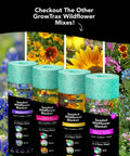 Easy Grow Wildflower Seed Mat Delivers 40 Sq Ft Of Annual And Perennial Mix On Eco Friendly Bio Fabric for spring planting