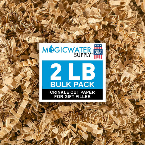 Crinkle Cut Paper Shred Filler For Gift Baskets Kraft 2Lb Dope Basket Filler For Gift Boxes Holidays Bridesmaid Gifts Christmas Stuffers All Occasions Easy Fill Clean Presentation