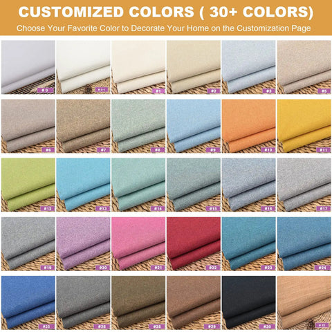 Custom Size Bench Cushion With Linen Cover And Zipper For Indoor Outdoor Benches Universal Fit Seat Pad color options