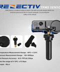 TPMS Sensor 433 MHz 4 Pack Fits Chrysler Jeep Dodge Ram Plug And Play With Auto Relearn After 20 To 30 Minutes Of Driving Pre Programmed