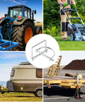 Pack Of Ten Heavy Duty Trailer Pins Two And Three Quarter Inch Long By One Quarter Inch Wide With PTO and hitch uses