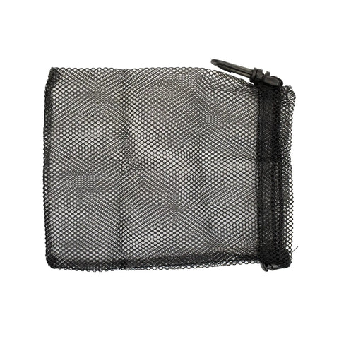 Heavy Duty Mesh Snorkel And Dive Gear Bag With Clip Side Lock For Easy Access, Durable Polyester Nylon Pouch, Black.