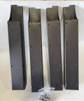 Trek Extension Legs Set Of 4 For GMG Trek And 2.0 Grills Black with screws, raises grill height by twelve and a half inches, steel