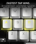 Next Level Magnetic Mechanical Gaming Keyboard Features An All Aluminum Frame And Compact 75 Layout With Butter Smooth Adjustable Switches And Killer Rgb Lights with highlighted A, S, D keys.