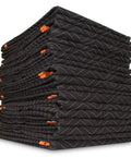 Stack of Heavy Duty Padded Moving Blankets 72 Inch By 80 Inch Pack Of Twelve For Moving Furniture And Appliances With Machine Washable Polyester Double Stitched Material For Extra Protection And Safe Transport