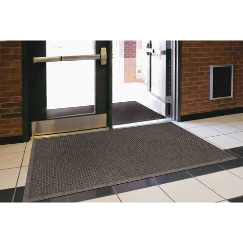 EcoGuard Indoor Wiper Floor Mat From Recycled Plastic Bottles And Used Tires 36 Inch By 60 Inch Charcoal Bi Level Construction Dirt Trap And Absorbs With 24 Oz Fibers