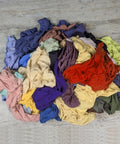 Cotton Color Knit Cleaning Cloths Bulk Pack for Workshops Mechanics Painters and Home Use Multipurpose Washable Rags