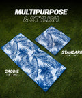 Premium Magnetic Golf Towel With Brush Groove Cleaner And Clip Microfiber Waffle Towel For Your Golf Bag On The Course 4 In 1 Golf Accessory With Super Strong Magnet Standard And Caddy Sizes.