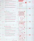 Instruction sheet for Oak Schefield Dark Self Adhesive Vinyl Film 17 Inch By 78 Inch Roll Peel And Stick Decor with gridlines.