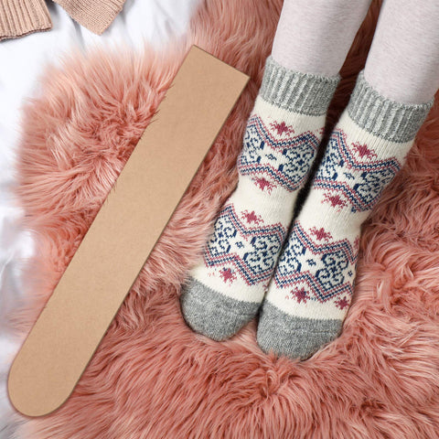 Two Piece Sock Jig For Sublimation Heat Press Dye Wood Jigs For Printing Socks DIY Pattern Accessory 17.83 By 3.35 Inches next to patterned socks