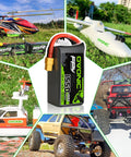 Beefy 5S 18.5V 1550mAh 100C LiPo Battery with XT60 Connector for RC FPV Racing Drones and Quadcopters in action