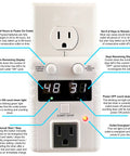 Battery Charger Timer With Set It And Forget It Dial System For Off Up To 99 Days And On For 1 To 99 Hours Ideal For Golf Carts RVs