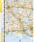 Large-Scale Motor Carriers Road Atlas For Truckers With 37 Percent Bigger Maps, Extra Large Type, Laminated And Stain-Resistant Pages, Tough Spiral Bind, 324 Pages Of State Routes And Comprehensive Coverage Louisiana map page