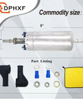 External Electric Fuel Pump Beefed Up For 1983 To 1991 Ford F Series F150 F250 F350 E150 E250 E350 with included parts