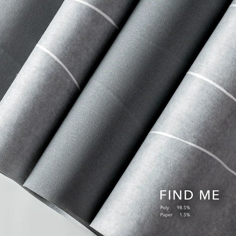 Close-up of grey fabric panels for Adjustable Sliding Panel Track Door Blinds For Sliding Glass Doors, Cordless 4-Panel System
