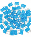 80 Count 15 Amp Standard Blade Fuses Pack For Cars, RVs, Trucks, SUVs, Motorcycles, And Boats, 32V Fast Acting Auto Fuses In Blue