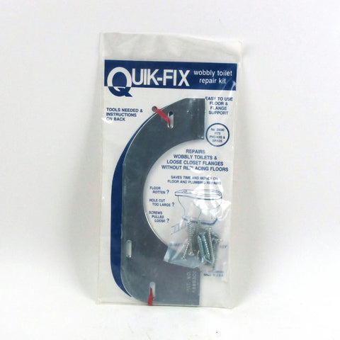 Wobbly Toilet Repair Kit With Floor And Flange Support To Fix Loose Toilets And Closet Flanges, includes plate and screws in packaging