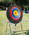 Backyard Friendly 20 Inch Round Archery Target For Outdoor Practice Lightweight High Density EVA Block With A Single Sided Print