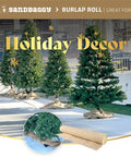 Holiday decor with 40 Inch By 300 Ft Burlap Fabric Roll Pack Of 10 Industrial Grade Burlap 10 Oz Thick 30 Percent Thicker Than Competition.
