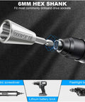 Pro Grade Drill Wire Twister Tool With 6MM Hex Shank attached to power drill.