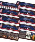 Eight Poster Set Covering 27 Amendments To The US Constitution With Bill Of Rights Included For Classrooms And Teachers, 12 By 18 Inch Posters Made In USA Social Studies Learning Tools displayed overlapping