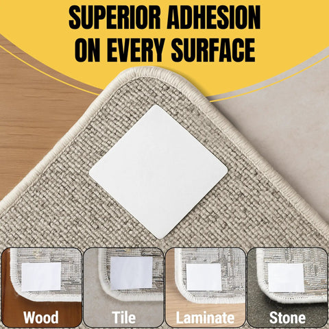 No Slip Double Sided Rug Tape 2 Inch By 30 Yard For Securing Area Rugs On Carpet Hardwood And Laminate Floors Ultra Strong Grip
