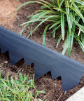 Installed Pound-In Lawn Edging With Bonus Anchoring Stakes For Easy DIY Landscape Border, 4.5 Inch Straight-Top, 20 Foot Black