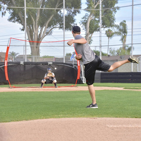 Portable Sports Barrier Net Great For Baseball Softball Lacrosse Tennis Football And More Two Size Options 12 Ft By 9 Ft Or 20 Ft