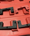 16 Piece Packout Cleats And Feet Kit For Milwaukee System Heavy Duty Mountable Storage Cleats on red Packout surface