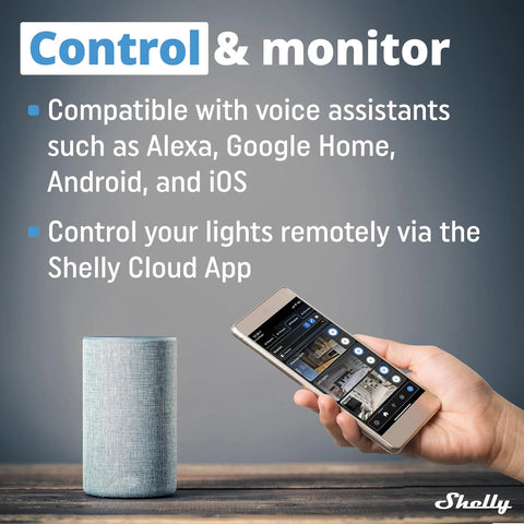 Plus Wall Dimmer UL WiFi Smart Dimmer Switch With Bluetooth Gateway No Hub Required shown with smartphone control app