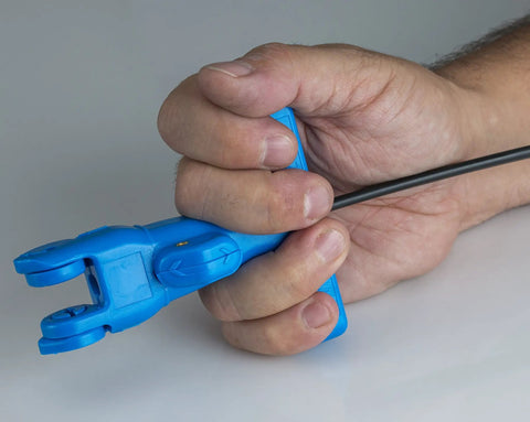 Pro Grade Fiber Optic Drop Cable Slitter For 0.250 Inch Flat Cable, Dual Sides Slitting, Easy Access For Fiber At Mid Span Or End