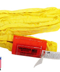 12 Foot Yellow Endless Round Sling For Heavy Duty Lifting And Recovery Jobs Built For Cranes And Wreckers Rugged Sling