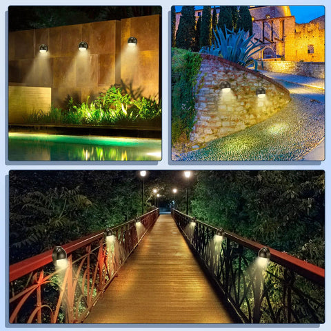 18 Pack Low Voltage LED Path Lights Outdoor Waterproof Garden Yard Patio Lighting illuminating pathways and walls